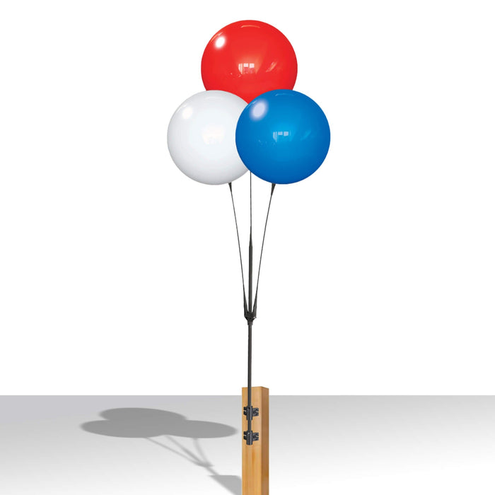 3 Balloon Cluster / Mounting Bracket