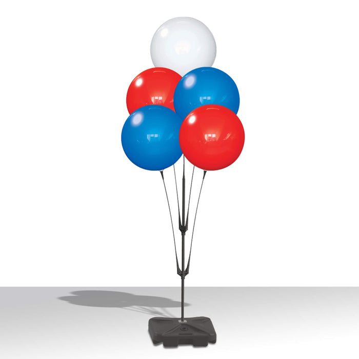 5 Balloon Cluster / Weighted Base Stand
