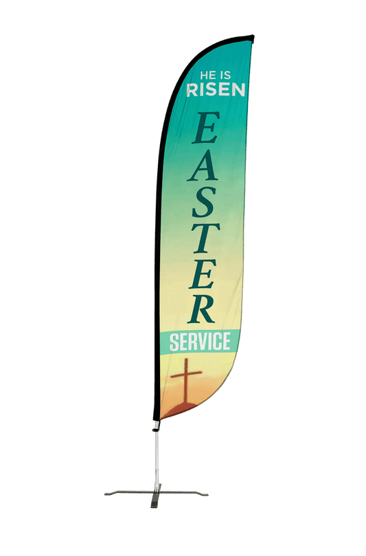 Easter Service Church Feather Flag 10M1200379