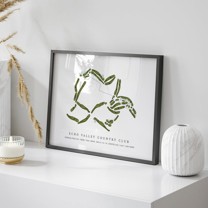 Echo Valley Country Club | Golf Course Map | On Table