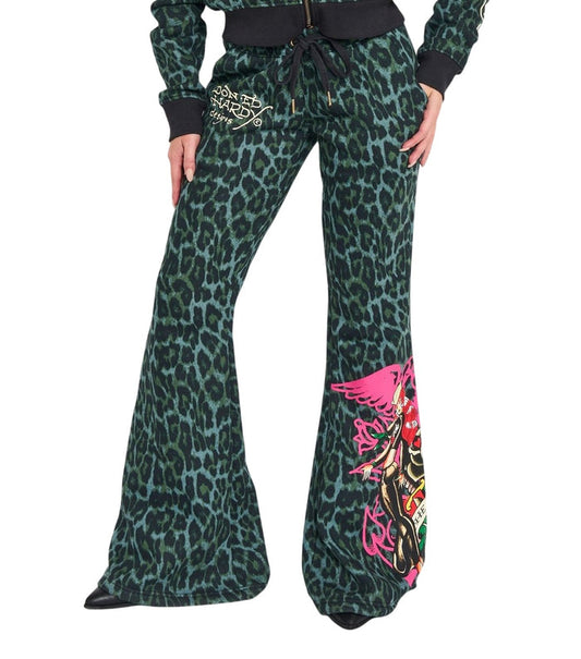 Ed Hardy Anchor Rose Bootcut Sweatpant - EHW8206-7