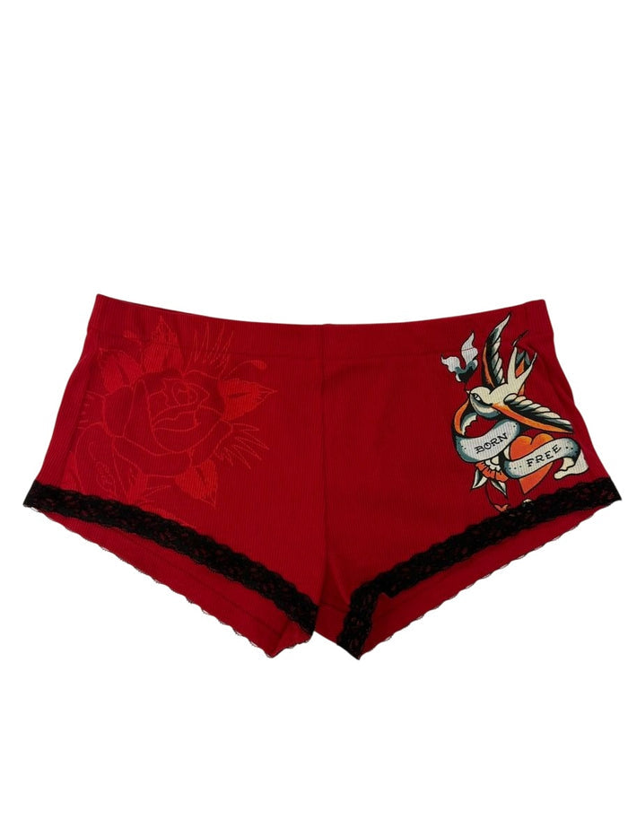Ed Hardy Born Free Swallows Cheeky Short - EHW8011-1