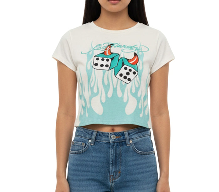 Ed Hardy Deviled Dice Baby Tee - EHW1104-198