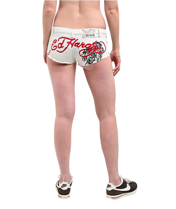 Ed Hardy Horses Micro Denim Short - WEHD8005-1