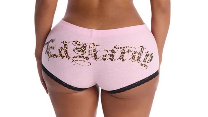 Ed Hardy Love Kills Slowly Leopard Cheeky Short - EHW8011-3