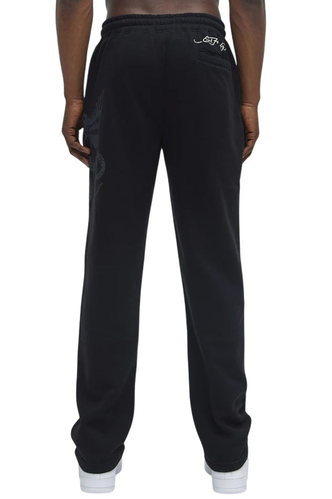 Ed Hardy Men's Death Or Glory Skull Fleece Sweatpants - EHM8003-11