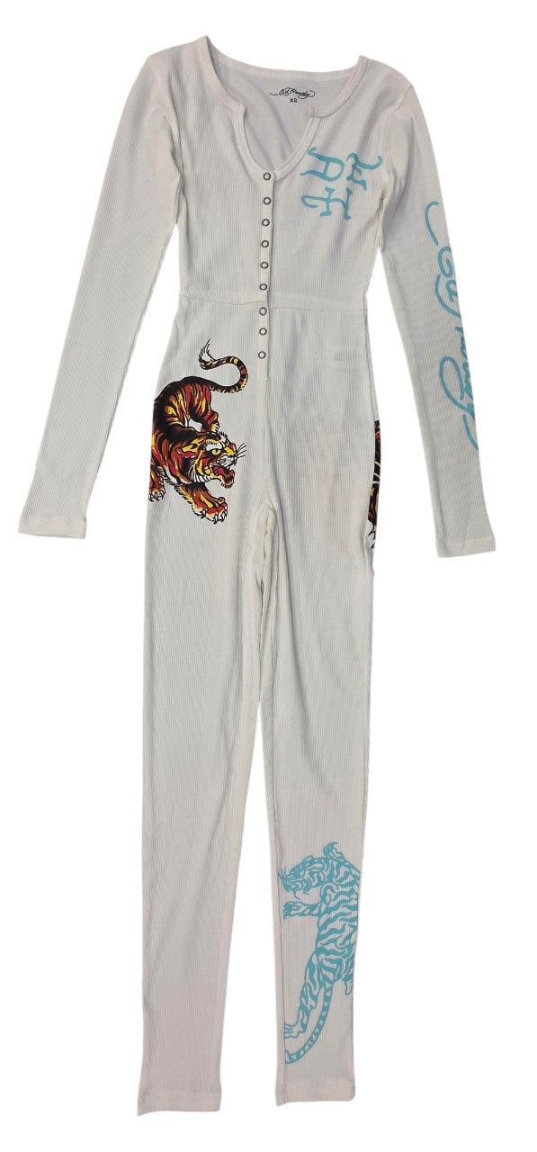 Ed Hardy Tiger Long Sleeve Pajama - EHW9004-2FN