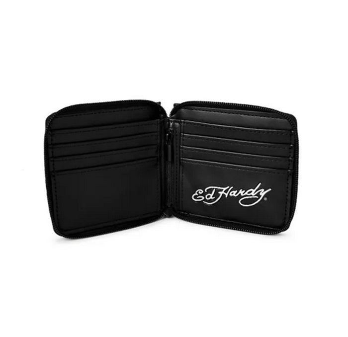 Ed Hardy Tiger Zip Around Pop Sritch Wallet - GW91679EHQA