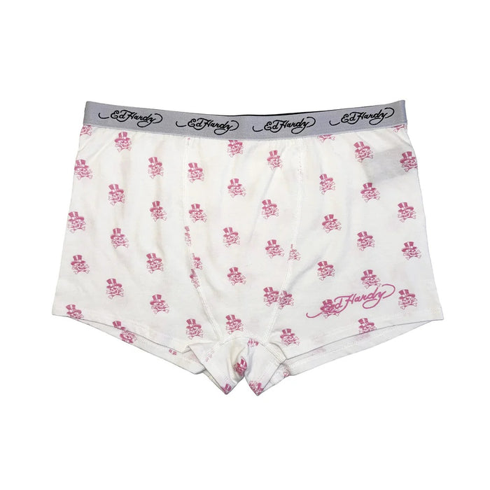 Ed Hardy Tophat Skull High Waisted Boxer Brief - EHW8003-1