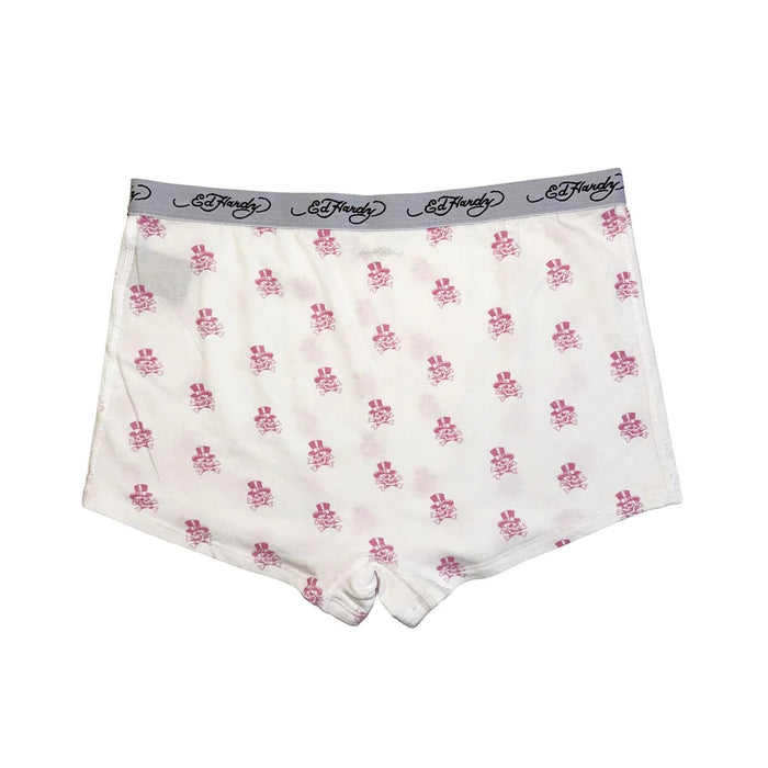 Ed Hardy Tophat Skull High Waisted Boxer Brief - EHW8003-1