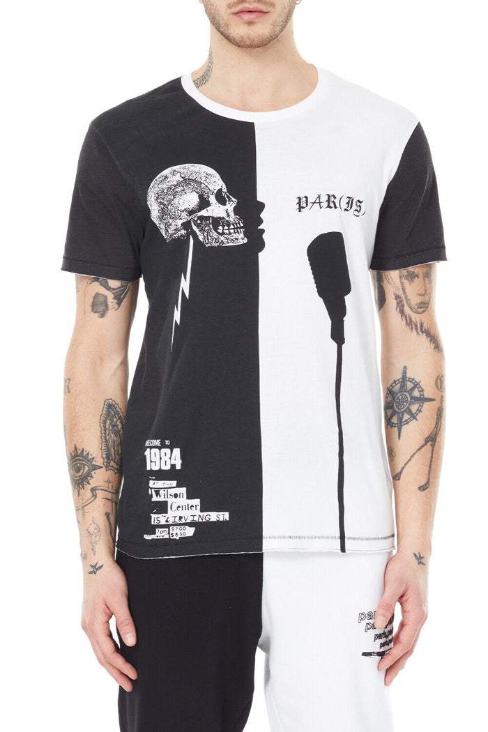 Eleven Paris Paris is Punk Knit Printed T-Shirt - 22F1TS30