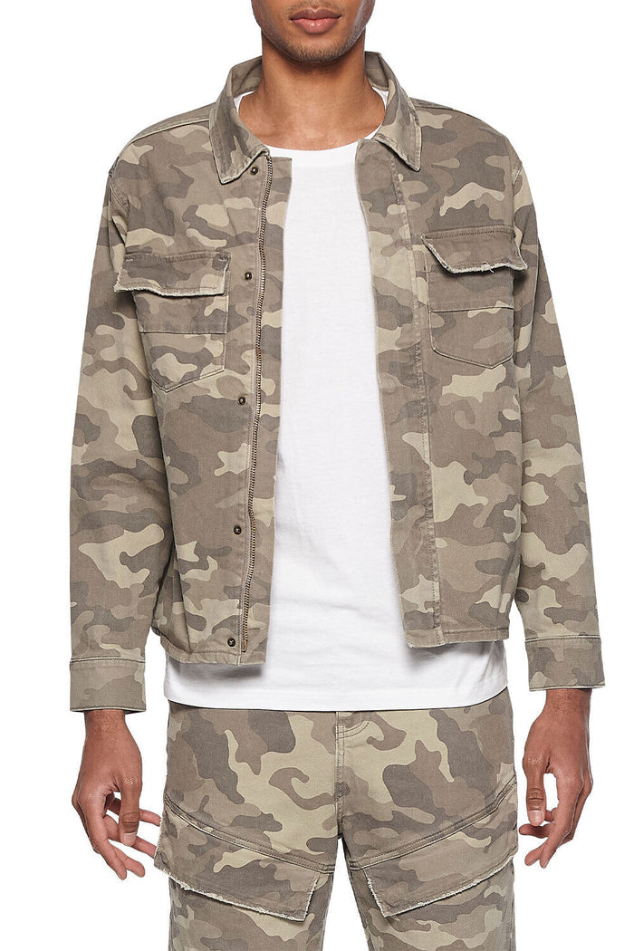 Eleven Paris Woven Camo Jacket - 22S1JK01
