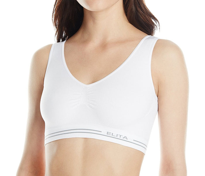 Elita Signature Seamless Molded Crop Top Bra - S858
