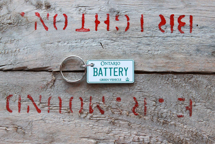 ELORA Engraved Plastic Keychain - Ontario