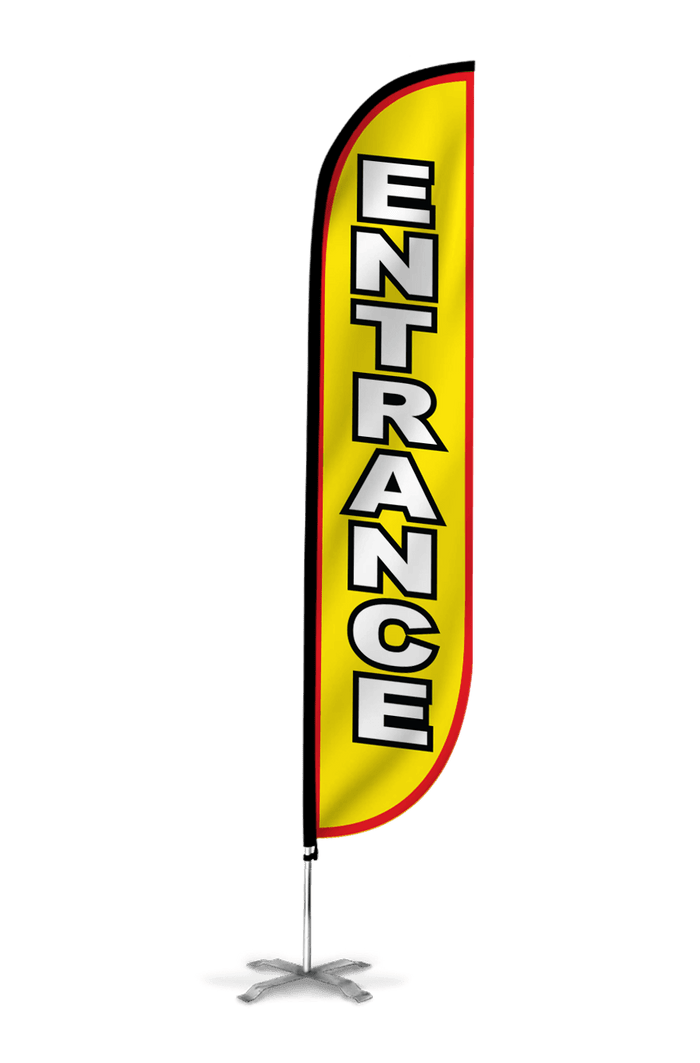 Entrance Feather Flag