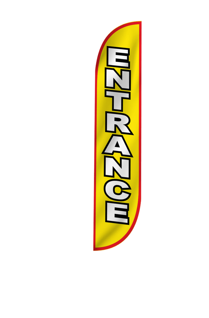 Entrance Feather Flag