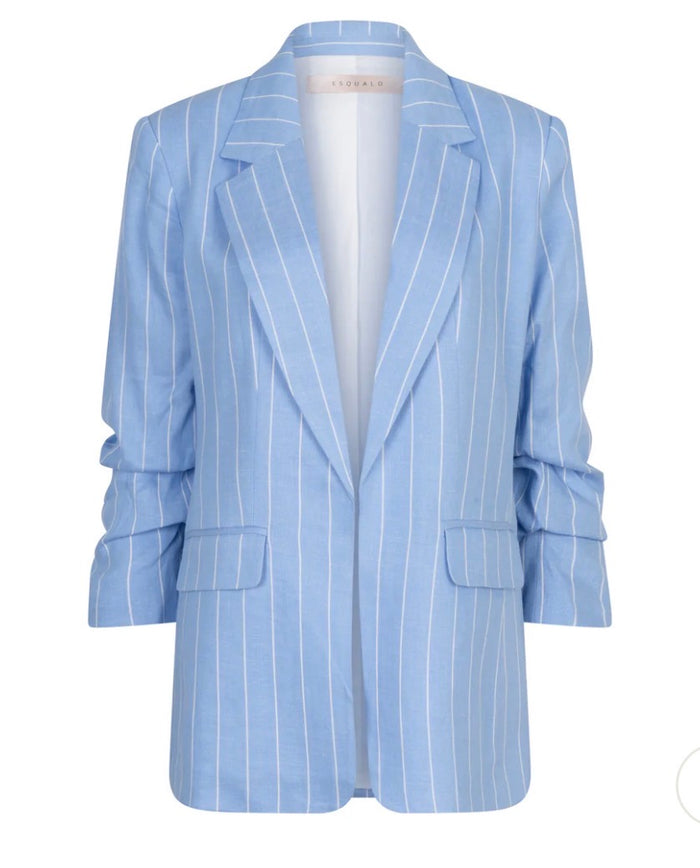 ESQUALO STRIPE LINEN BLAZER