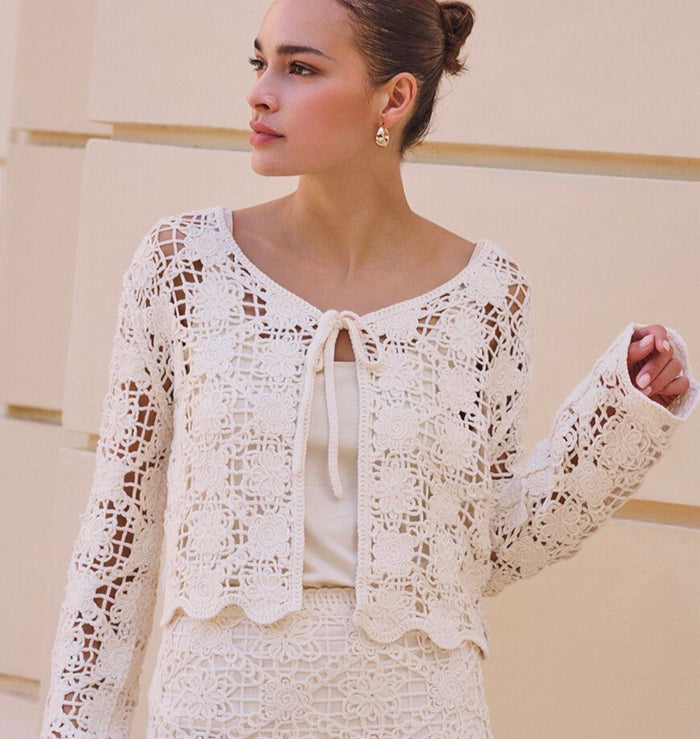 ESQUALO TAPE YARN CARDI