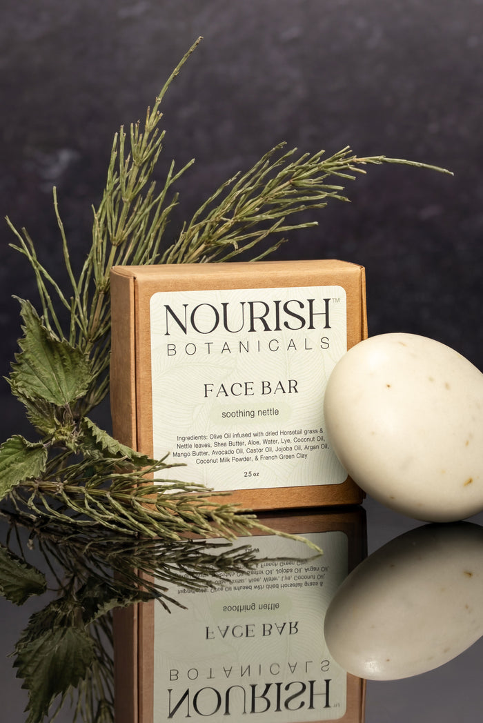 Rustic Strength, Nourish, 2.5oz Face Bar, Soothing Nettle