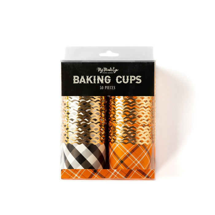 Fall Plaids Treat Cups