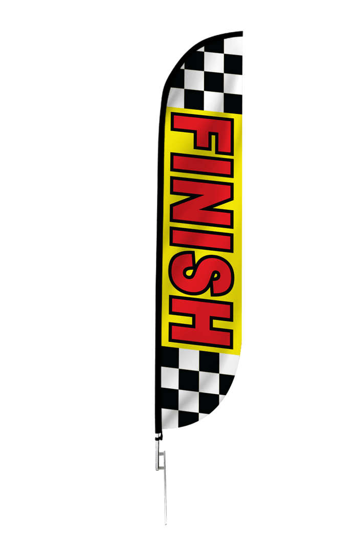 Finish Feather Flag