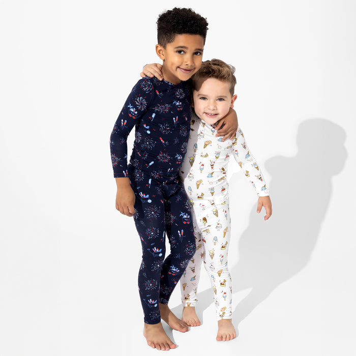 Fireworks Bamboo Kids Pajamas