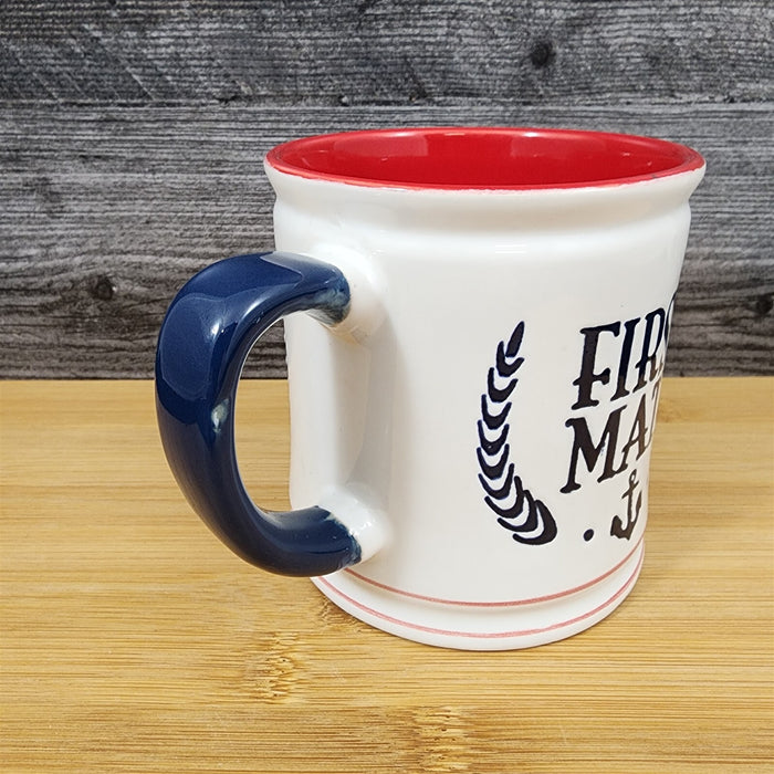 First Mate Nautical Coffee Mug 17oz (455ml) Embossed Blue Sky Ceramic Tea Cup