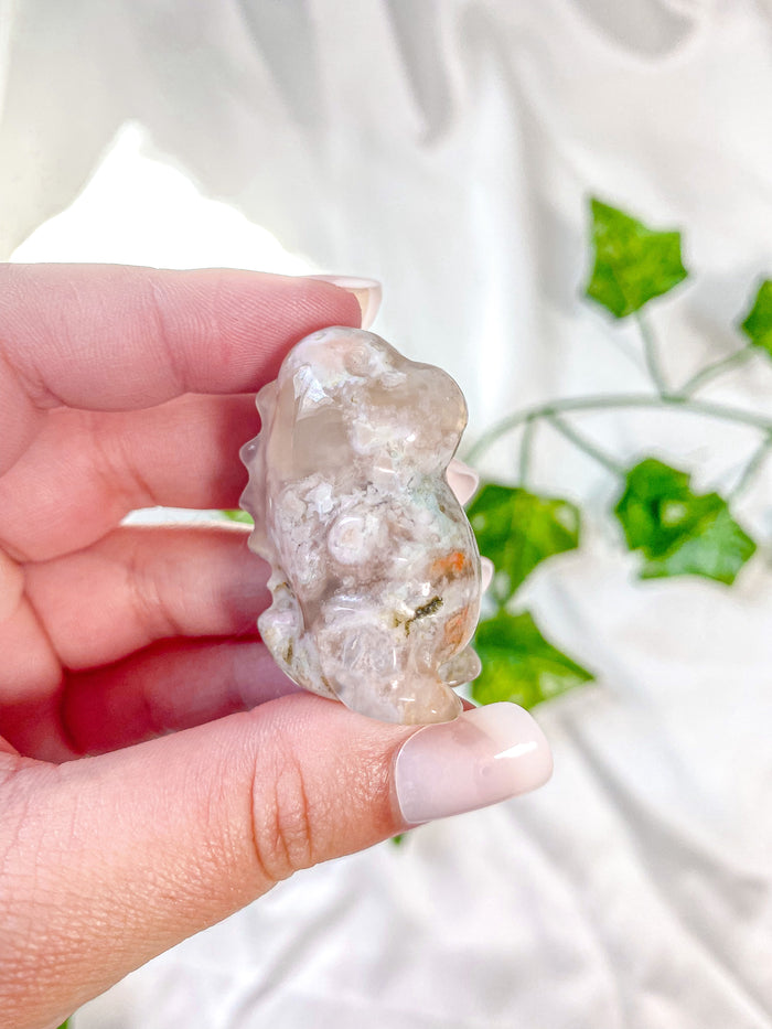 Flower Agate Dino