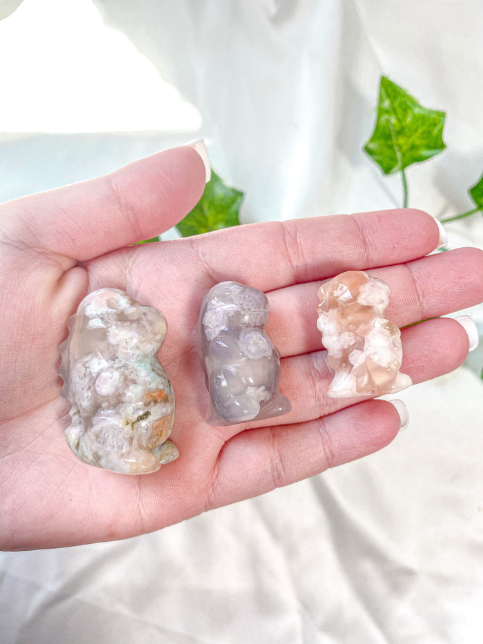 Flower Agate Dino