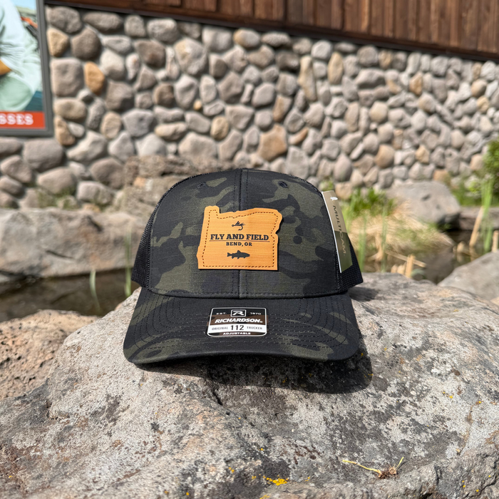 Fly and Field Oregon Leather Patch Hat - Bend