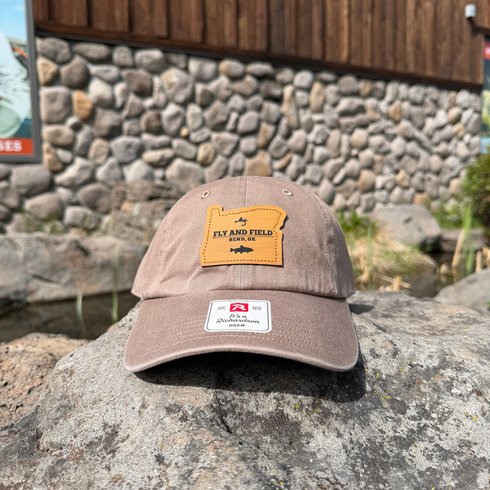 Fly and Field Oregon Leather Patch Hat - Bend