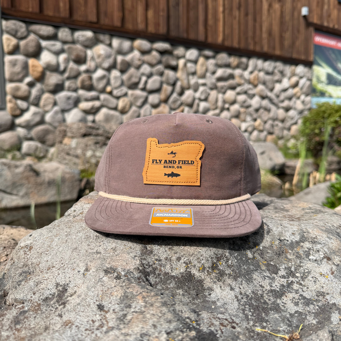 Fly and Field Oregon Leather Patch Hat - Bend