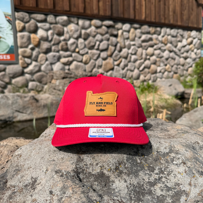 Fly and Field Oregon Leather Patch Hat - Bend