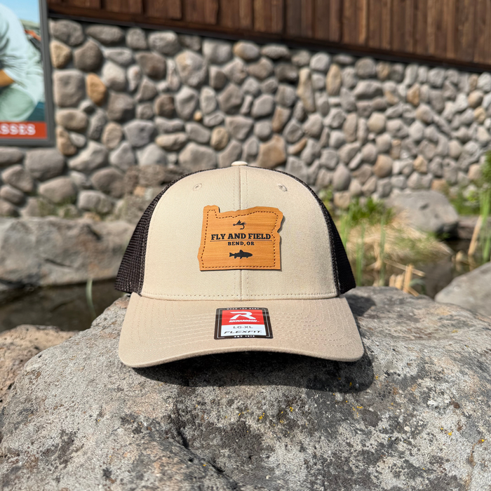 Fly and Field Oregon Leather Patch Hat - Bend