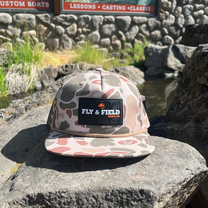 Fly and Field Topographic Rubber Patch Hat - Sunriver