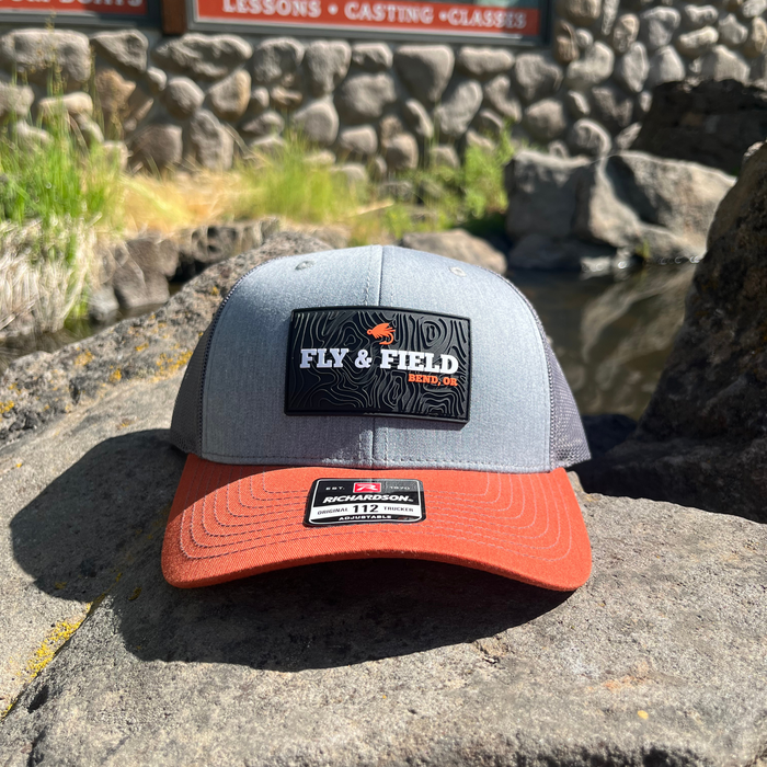 Fly and Field Topographic Rubber Patch Hat - Sunriver
