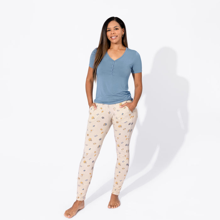 Football Bamboo Women's Pajama Set