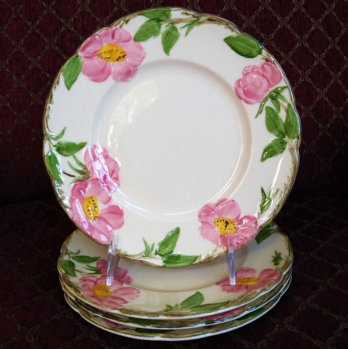 Franciscan Desert Rose 6" Bread Butter or Salad Plate Set of 4 USA Mark