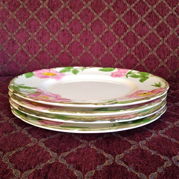 Franciscan Desert Rose 6" Bread Butter or Salad Plate Set of 4 USA Mark