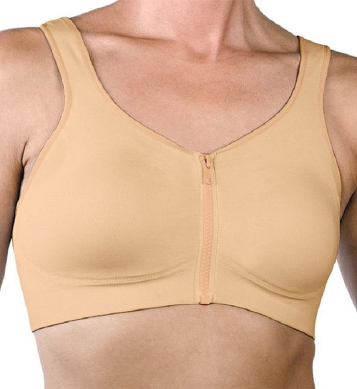 Fresh Comfort Seamless Zipper Front Close Bra - 1008