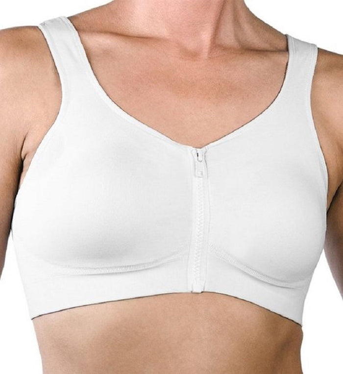 Fresh Comfort Seamless Zipper Front Close Bra - 1008