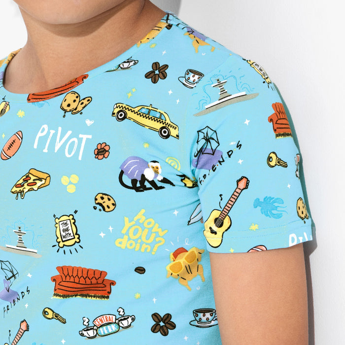 FRIENDS™: Central Perk Bamboo Kids Pajama Short Set