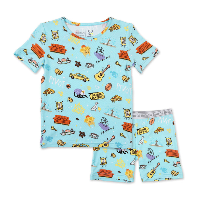 FRIENDS™: Central Perk Bamboo Kids Pajama Short Set
