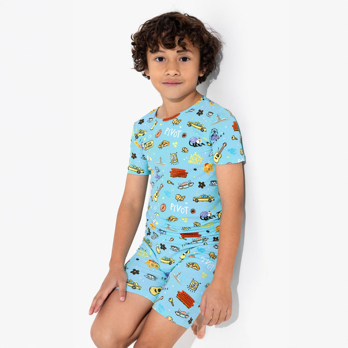 FRIENDS™: Central Perk Bamboo Kids Pajama Short Set