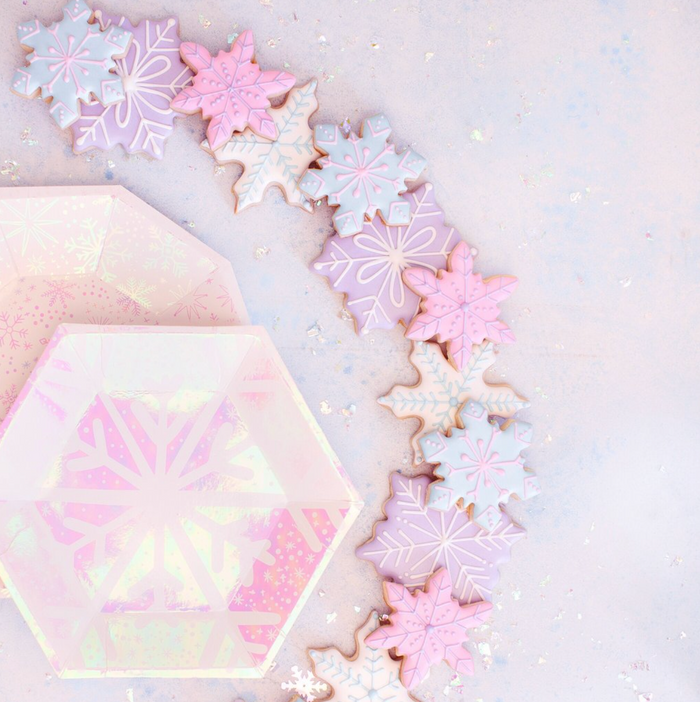 Frosted Snowflake Small Plates