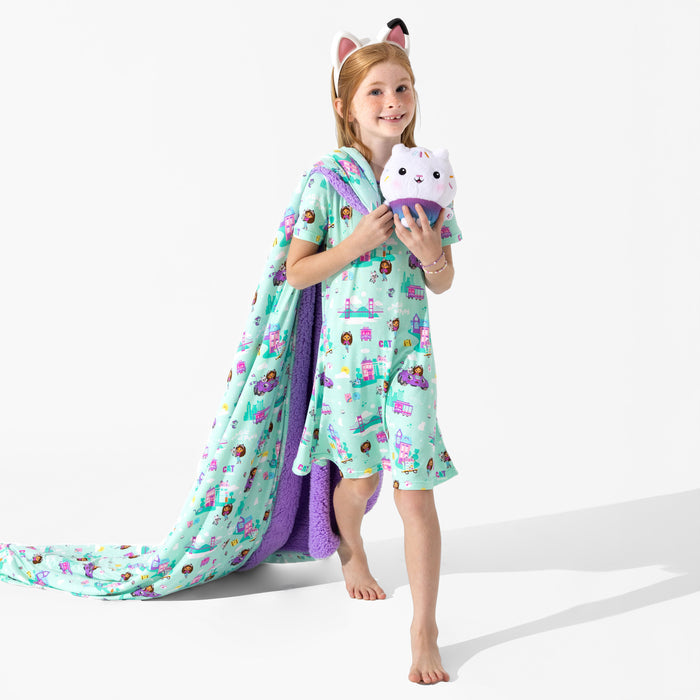Gabby's Dollhouse: Cat Francisco Bamboo Girls' Short Sleeve Dress