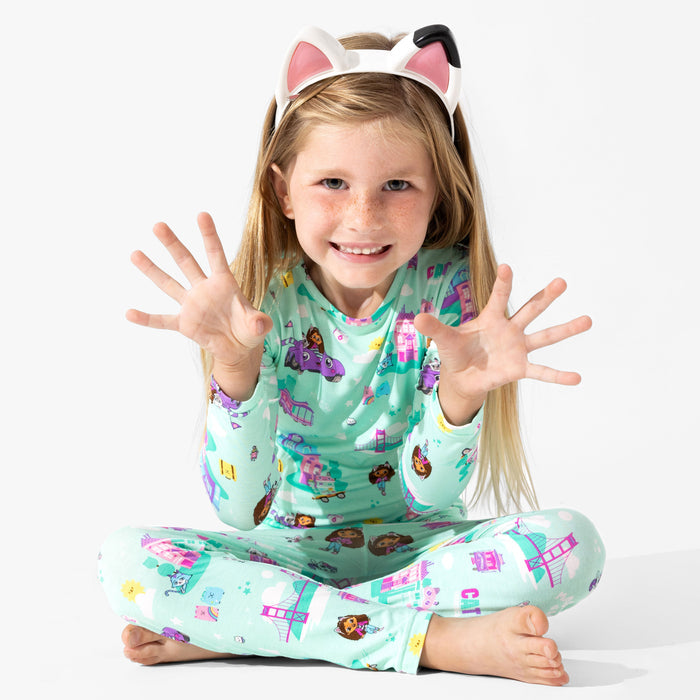 Gabby's Dollhouse: Cat Francisco Bamboo Kids Pajamas