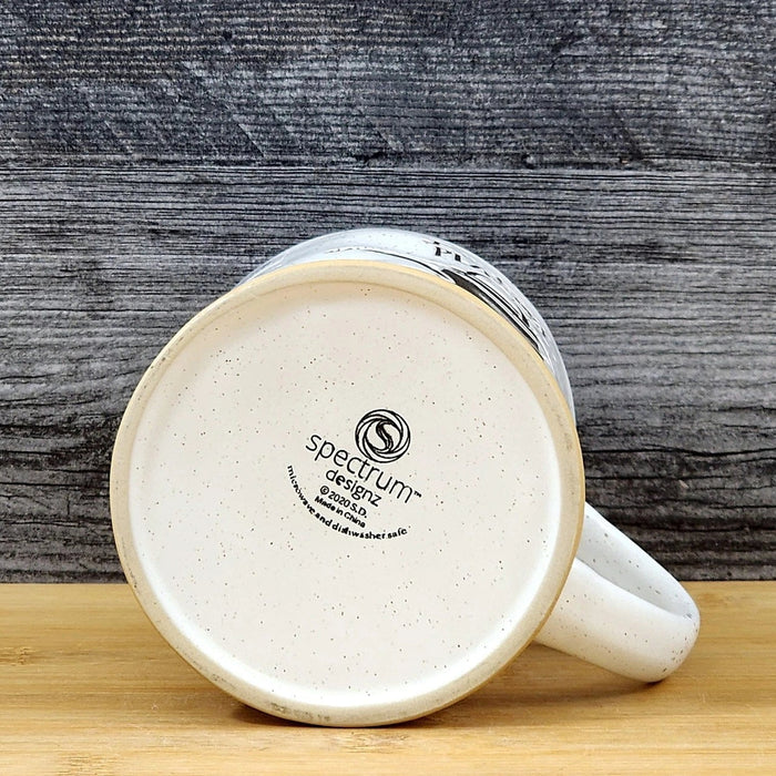 Garden Lover Coffee Mug Watering Can Humor White Tea Cup Ceramic Blue Sky 18oz