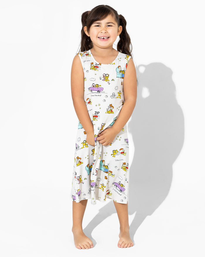 Garfield Friends Bamboo Girls' Sleeveless Dress