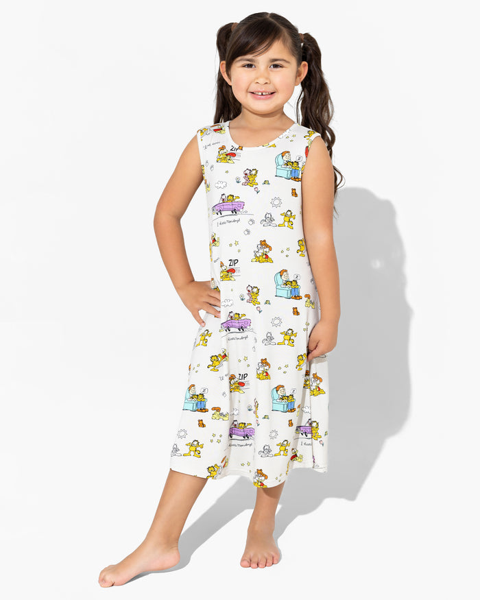 Garfield Friends Bamboo Girls' Sleeveless Dress